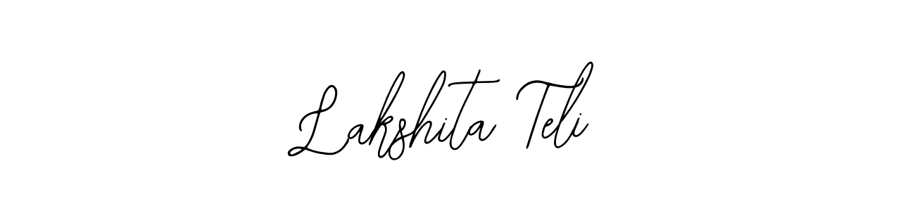 Make a beautiful signature design for name Lakshita Teli. With this signature (Bearetta-2O07w) style, you can create a handwritten signature for free. Lakshita Teli signature style 12 images and pictures png