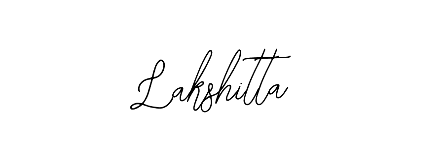 You should practise on your own different ways (Bearetta-2O07w) to write your name (Lakshitta) in signature. don't let someone else do it for you. Lakshitta signature style 12 images and pictures png