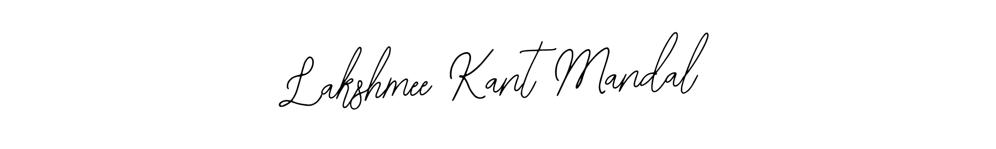 Use a signature maker to create a handwritten signature online. With this signature software, you can design (Bearetta-2O07w) your own signature for name Lakshmee Kant Mandal. Lakshmee Kant Mandal signature style 12 images and pictures png