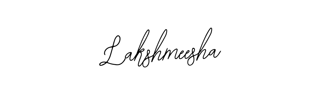 Use a signature maker to create a handwritten signature online. With this signature software, you can design (Bearetta-2O07w) your own signature for name Lakshmeesha. Lakshmeesha signature style 12 images and pictures png