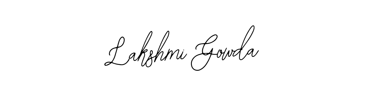 if you are searching for the best signature style for your name Lakshmi Gowda. so please give up your signature search. here we have designed multiple signature styles  using Bearetta-2O07w. Lakshmi Gowda signature style 12 images and pictures png