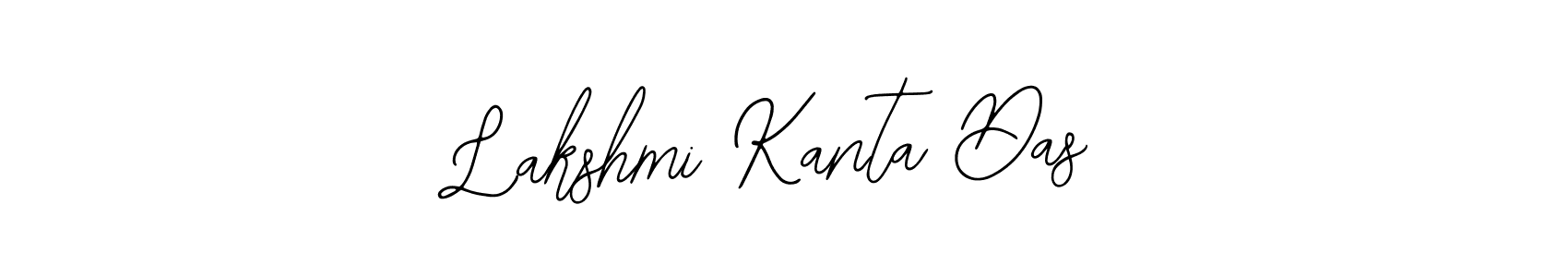 You should practise on your own different ways (Bearetta-2O07w) to write your name (Lakshmi Kanta Das) in signature. don't let someone else do it for you. Lakshmi Kanta Das signature style 12 images and pictures png