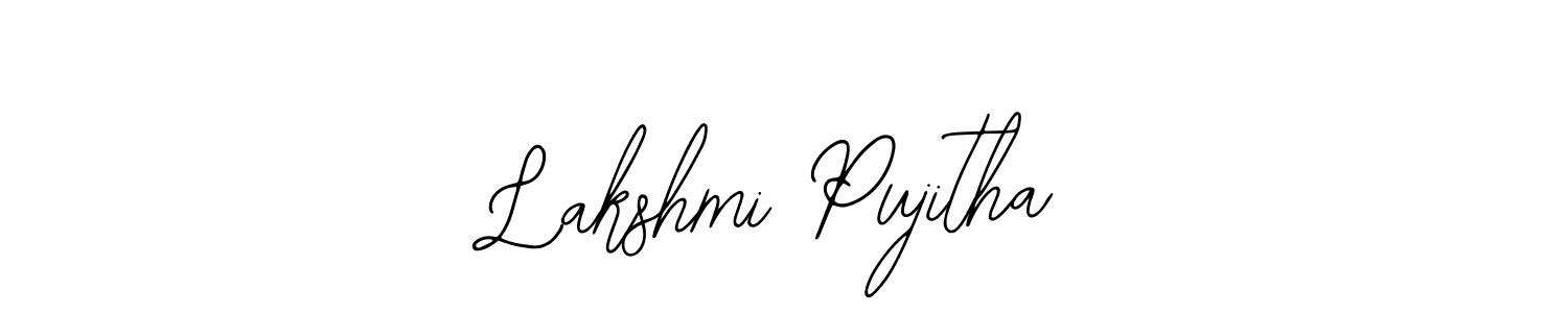 How to make Lakshmi Pujitha signature? Bearetta-2O07w is a professional autograph style. Create handwritten signature for Lakshmi Pujitha name. Lakshmi Pujitha signature style 12 images and pictures png