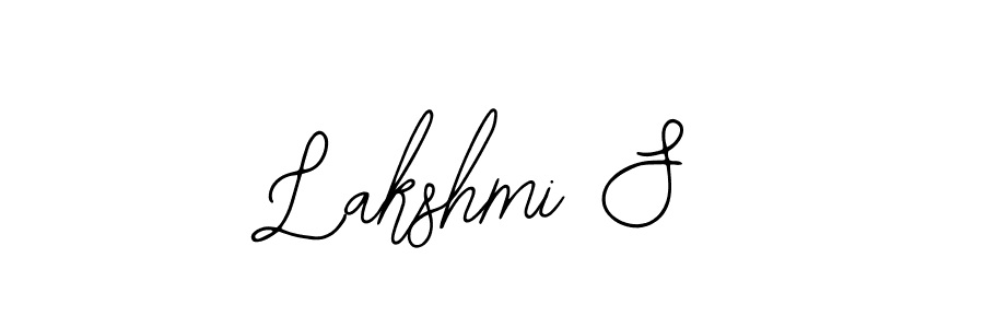 How to make Lakshmi S name signature. Use Bearetta-2O07w style for creating short signs online. This is the latest handwritten sign. Lakshmi S signature style 12 images and pictures png