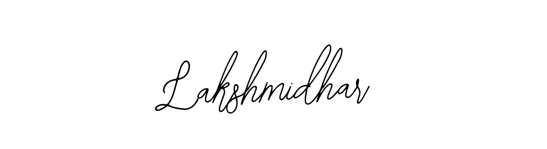 How to make Lakshmidhar name signature. Use Bearetta-2O07w style for creating short signs online. This is the latest handwritten sign. Lakshmidhar signature style 12 images and pictures png