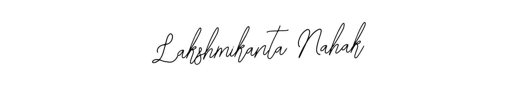 Create a beautiful signature design for name Lakshmikanta Nahak. With this signature (Bearetta-2O07w) fonts, you can make a handwritten signature for free. Lakshmikanta Nahak signature style 12 images and pictures png