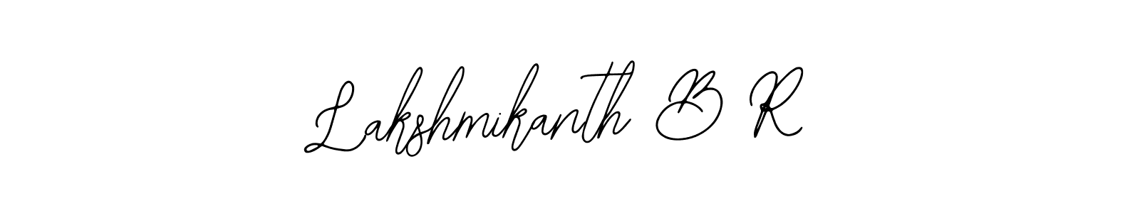 Design your own signature with our free online signature maker. With this signature software, you can create a handwritten (Bearetta-2O07w) signature for name Lakshmikanth B R. Lakshmikanth B R signature style 12 images and pictures png