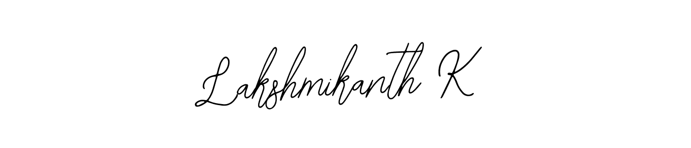 See photos of Lakshmikanth K official signature by Spectra . Check more albums & portfolios. Read reviews & check more about Bearetta-2O07w font. Lakshmikanth K signature style 12 images and pictures png