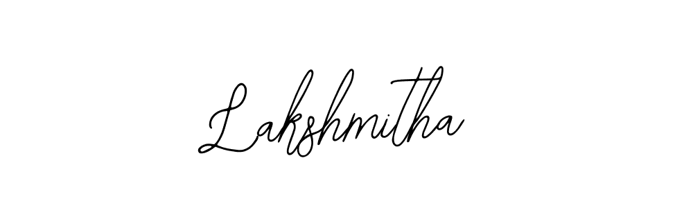 Bearetta-2O07w is a professional signature style that is perfect for those who want to add a touch of class to their signature. It is also a great choice for those who want to make their signature more unique. Get Lakshmitha name to fancy signature for free. Lakshmitha signature style 12 images and pictures png