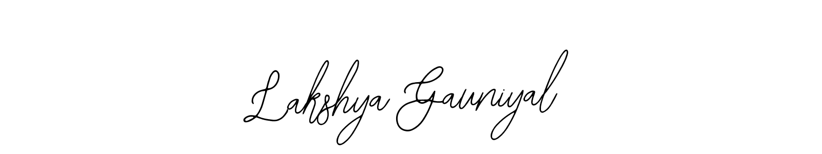 Design your own signature with our free online signature maker. With this signature software, you can create a handwritten (Bearetta-2O07w) signature for name Lakshya Gauniyal. Lakshya Gauniyal signature style 12 images and pictures png