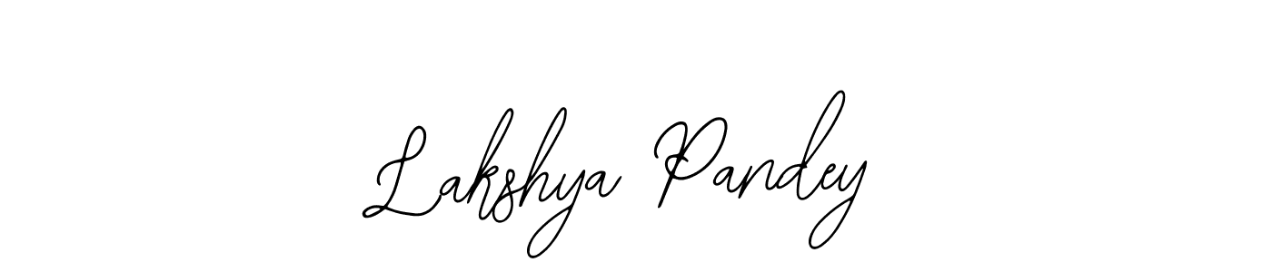 How to make Lakshya Pandey name signature. Use Bearetta-2O07w style for creating short signs online. This is the latest handwritten sign. Lakshya Pandey signature style 12 images and pictures png