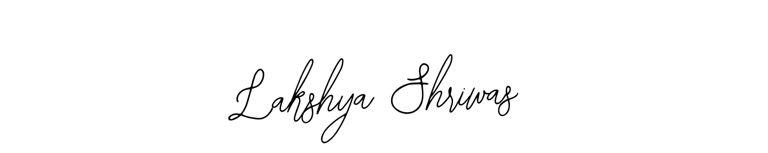 if you are searching for the best signature style for your name Lakshya Shriwas. so please give up your signature search. here we have designed multiple signature styles  using Bearetta-2O07w. Lakshya Shriwas signature style 12 images and pictures png