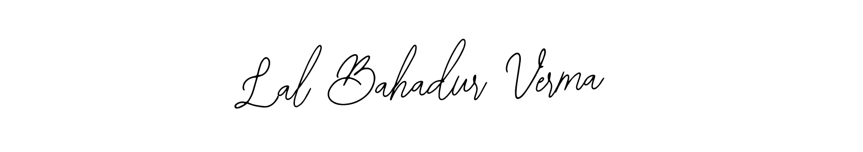 How to make Lal Bahadur Verma name signature. Use Bearetta-2O07w style for creating short signs online. This is the latest handwritten sign. Lal Bahadur Verma signature style 12 images and pictures png