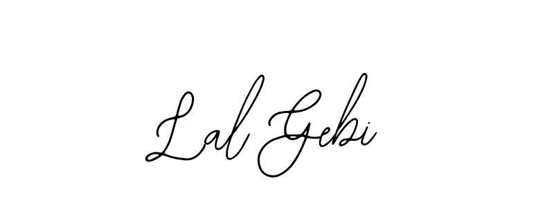 How to Draw Lal Gebi signature style? Bearetta-2O07w is a latest design signature styles for name Lal Gebi. Lal Gebi signature style 12 images and pictures png