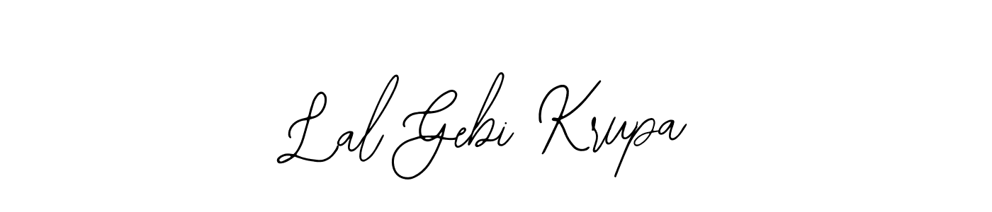 Create a beautiful signature design for name Lal Gebi Krupa. With this signature (Bearetta-2O07w) fonts, you can make a handwritten signature for free. Lal Gebi Krupa signature style 12 images and pictures png