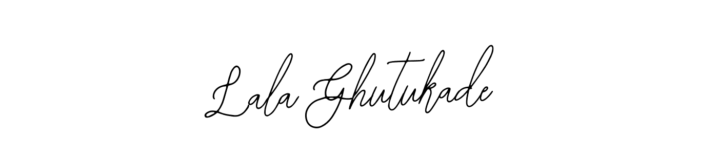 How to make Lala Ghutukade signature? Bearetta-2O07w is a professional autograph style. Create handwritten signature for Lala Ghutukade name. Lala Ghutukade signature style 12 images and pictures png
