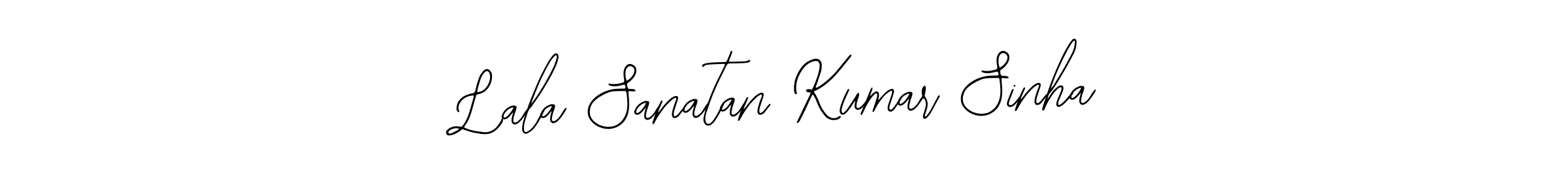 The best way (Bearetta-2O07w) to make a short signature is to pick only two or three words in your name. The name Lala Sanatan Kumar Sinha include a total of six letters. For converting this name. Lala Sanatan Kumar Sinha signature style 12 images and pictures png