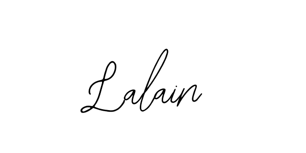 Design your own signature with our free online signature maker. With this signature software, you can create a handwritten (Bearetta-2O07w) signature for name Lalain. Lalain signature style 12 images and pictures png