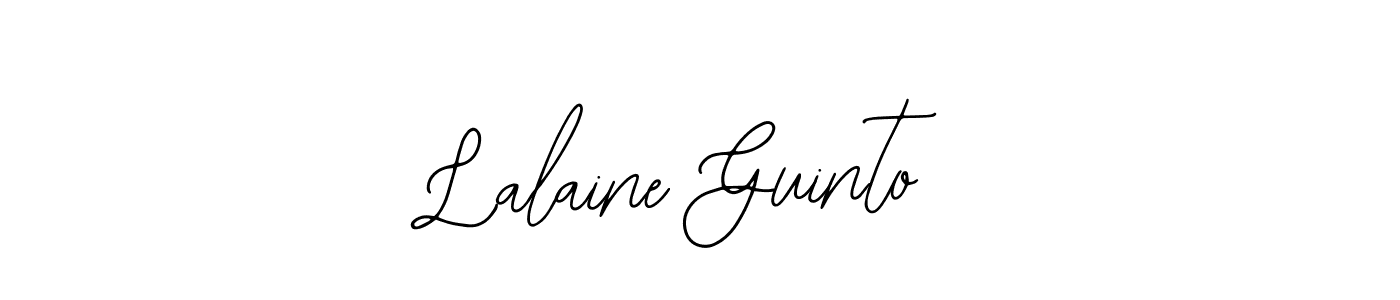 How to make Lalaine Guinto name signature. Use Bearetta-2O07w style for creating short signs online. This is the latest handwritten sign. Lalaine Guinto signature style 12 images and pictures png