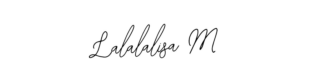Design your own signature with our free online signature maker. With this signature software, you can create a handwritten (Bearetta-2O07w) signature for name Lalalalisa M. Lalalalisa M signature style 12 images and pictures png