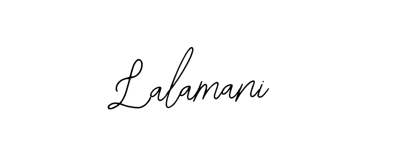 Create a beautiful signature design for name Lalamani. With this signature (Bearetta-2O07w) fonts, you can make a handwritten signature for free. Lalamani signature style 12 images and pictures png