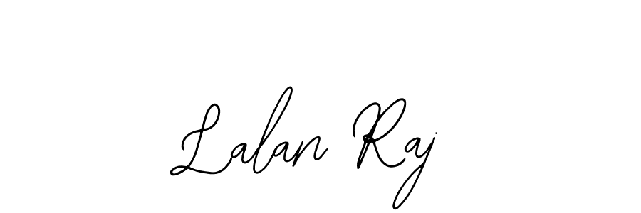 How to make Lalan Raj name signature. Use Bearetta-2O07w style for creating short signs online. This is the latest handwritten sign. Lalan Raj signature style 12 images and pictures png