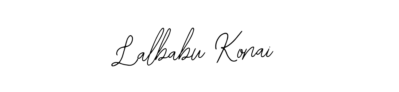 Also You can easily find your signature by using the search form. We will create Lalbabu Konai name handwritten signature images for you free of cost using Bearetta-2O07w sign style. Lalbabu Konai signature style 12 images and pictures png