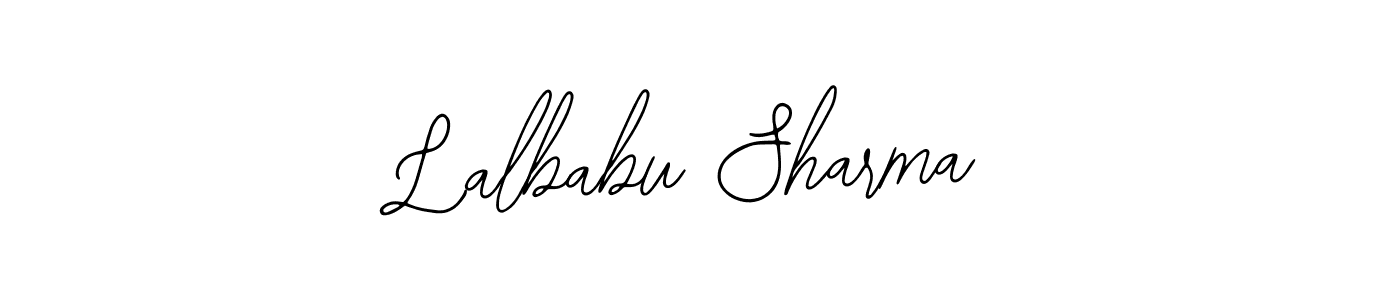 Design your own signature with our free online signature maker. With this signature software, you can create a handwritten (Bearetta-2O07w) signature for name Lalbabu Sharma. Lalbabu Sharma signature style 12 images and pictures png