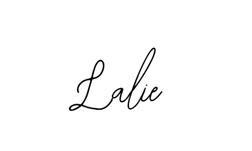 Use a signature maker to create a handwritten signature online. With this signature software, you can design (Bearetta-2O07w) your own signature for name Lalie. Lalie signature style 12 images and pictures png
