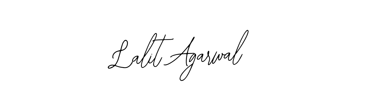 You should practise on your own different ways (Bearetta-2O07w) to write your name (Lalit Agarwal) in signature. don't let someone else do it for you. Lalit Agarwal signature style 12 images and pictures png