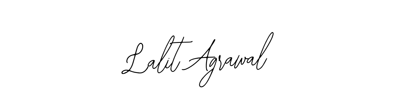 You should practise on your own different ways (Bearetta-2O07w) to write your name (Lalit Agrawal) in signature. don't let someone else do it for you. Lalit Agrawal signature style 12 images and pictures png