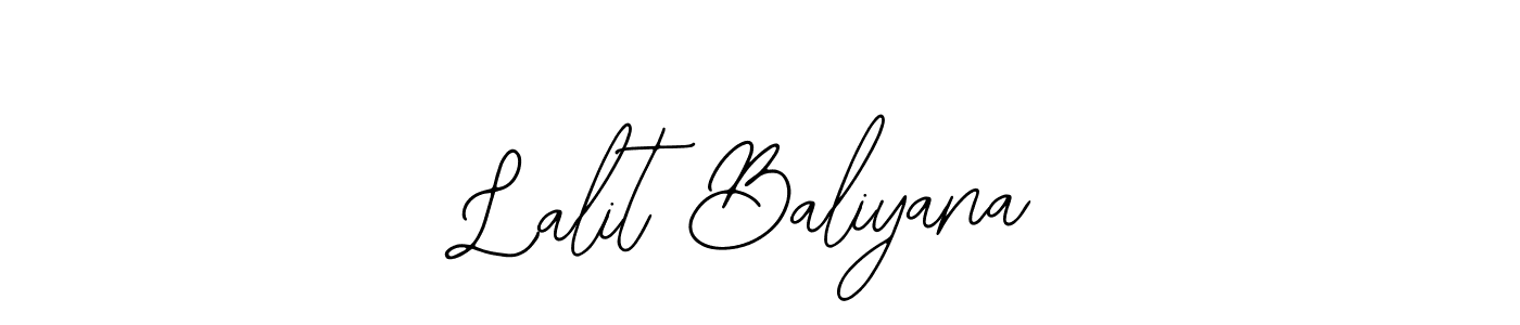 It looks lik you need a new signature style for name Lalit Baliyana. Design unique handwritten (Bearetta-2O07w) signature with our free signature maker in just a few clicks. Lalit Baliyana signature style 12 images and pictures png