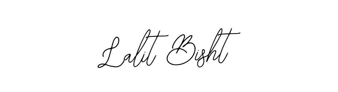 Use a signature maker to create a handwritten signature online. With this signature software, you can design (Bearetta-2O07w) your own signature for name Lalit Bisht. Lalit Bisht signature style 12 images and pictures png