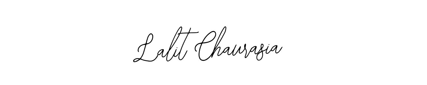 Design your own signature with our free online signature maker. With this signature software, you can create a handwritten (Bearetta-2O07w) signature for name Lalit Chaurasia. Lalit Chaurasia signature style 12 images and pictures png
