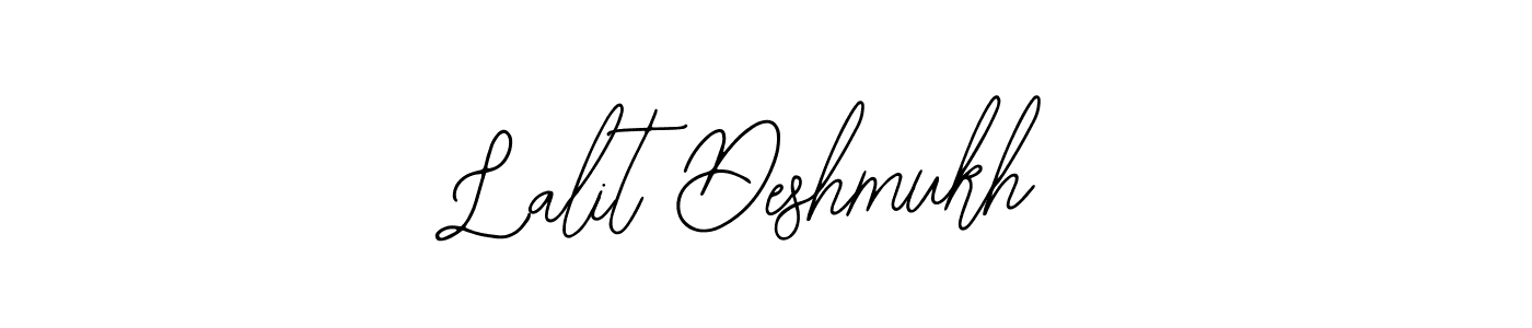 Create a beautiful signature design for name Lalit Deshmukh. With this signature (Bearetta-2O07w) fonts, you can make a handwritten signature for free. Lalit Deshmukh signature style 12 images and pictures png