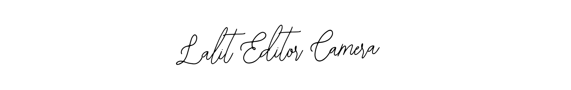 Use a signature maker to create a handwritten signature online. With this signature software, you can design (Bearetta-2O07w) your own signature for name Lalit Editor Camera. Lalit Editor Camera signature style 12 images and pictures png