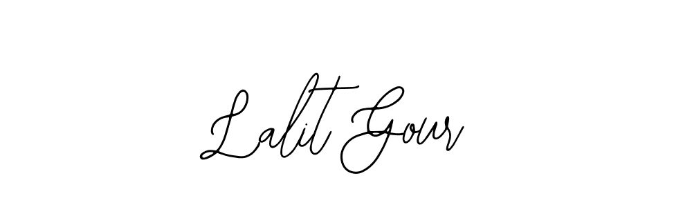 This is the best signature style for the Lalit Gour name. Also you like these signature font (Bearetta-2O07w). Mix name signature. Lalit Gour signature style 12 images and pictures png