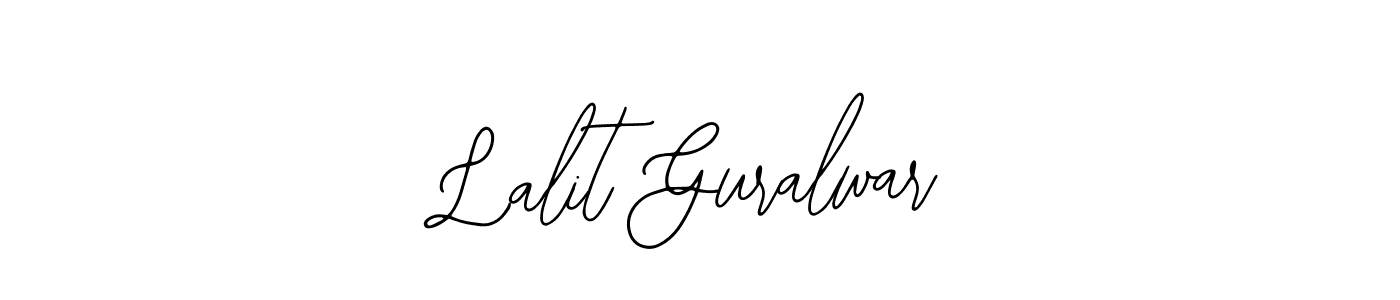 Design your own signature with our free online signature maker. With this signature software, you can create a handwritten (Bearetta-2O07w) signature for name Lalit Guralwar. Lalit Guralwar signature style 12 images and pictures png