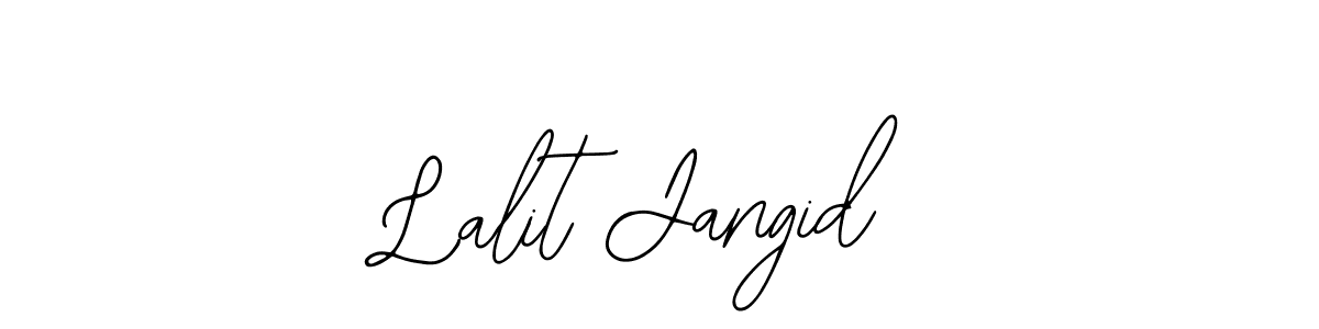 How to Draw Lalit Jangid signature style? Bearetta-2O07w is a latest design signature styles for name Lalit Jangid. Lalit Jangid signature style 12 images and pictures png