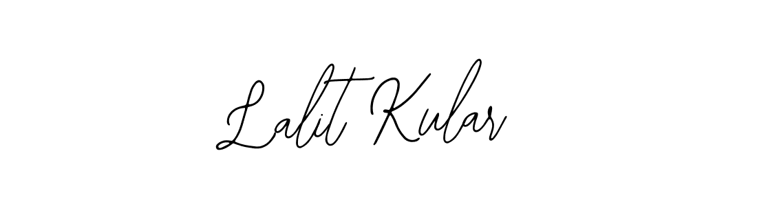 Design your own signature with our free online signature maker. With this signature software, you can create a handwritten (Bearetta-2O07w) signature for name Lalit Kular. Lalit Kular signature style 12 images and pictures png