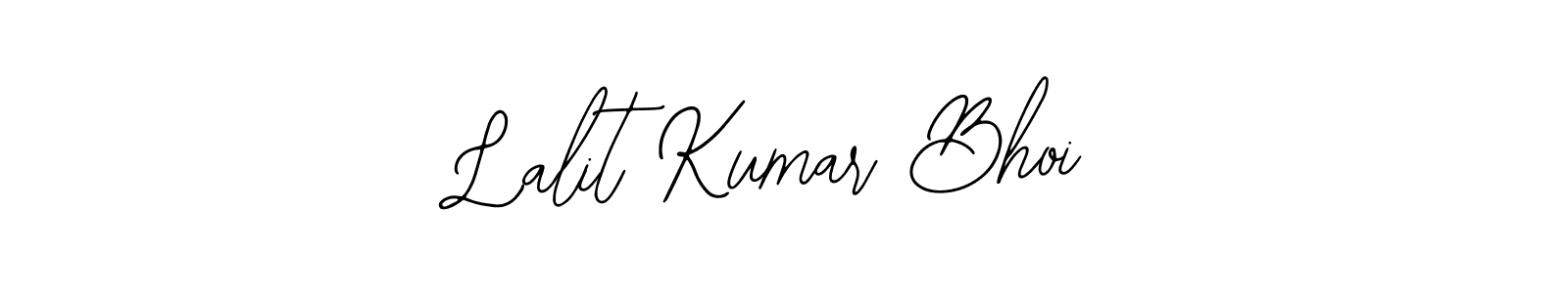 Use a signature maker to create a handwritten signature online. With this signature software, you can design (Bearetta-2O07w) your own signature for name Lalit Kumar Bhoi. Lalit Kumar Bhoi signature style 12 images and pictures png