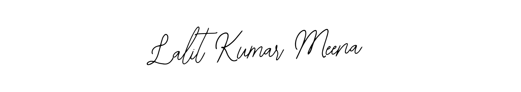 Use a signature maker to create a handwritten signature online. With this signature software, you can design (Bearetta-2O07w) your own signature for name Lalit Kumar Meena. Lalit Kumar Meena signature style 12 images and pictures png