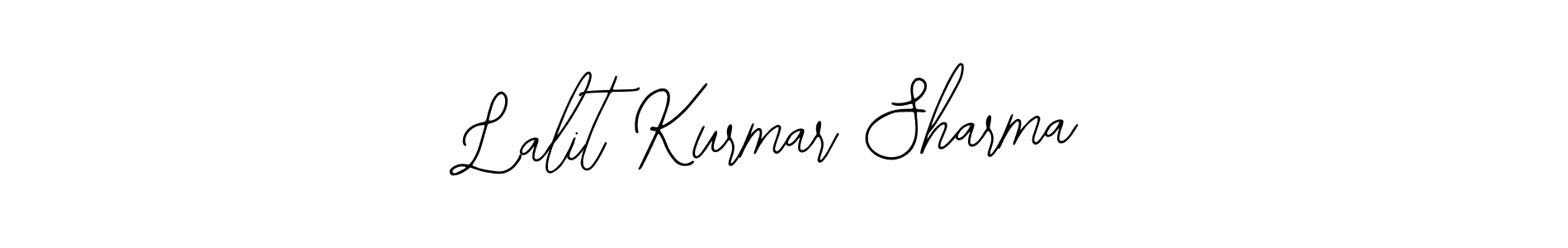 Use a signature maker to create a handwritten signature online. With this signature software, you can design (Bearetta-2O07w) your own signature for name Lalit Kurmar Sharma. Lalit Kurmar Sharma signature style 12 images and pictures png