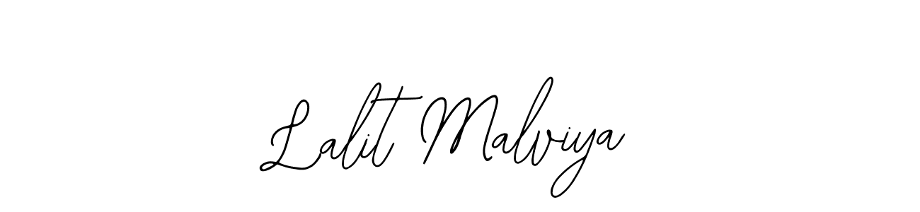 The best way (Bearetta-2O07w) to make a short signature is to pick only two or three words in your name. The name Lalit Malviya include a total of six letters. For converting this name. Lalit Malviya signature style 12 images and pictures png