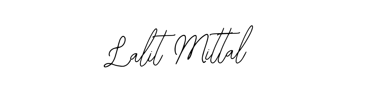 You should practise on your own different ways (Bearetta-2O07w) to write your name (Lalit Mittal) in signature. don't let someone else do it for you. Lalit Mittal signature style 12 images and pictures png