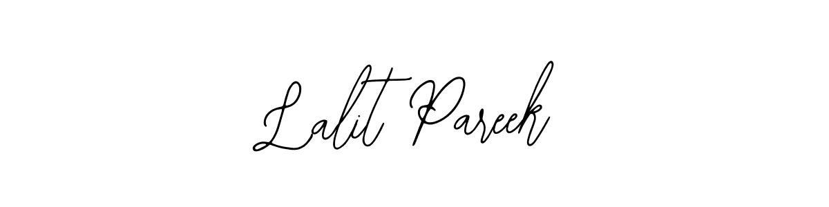 Also we have Lalit Pareek name is the best signature style. Create professional handwritten signature collection using Bearetta-2O07w autograph style. Lalit Pareek signature style 12 images and pictures png