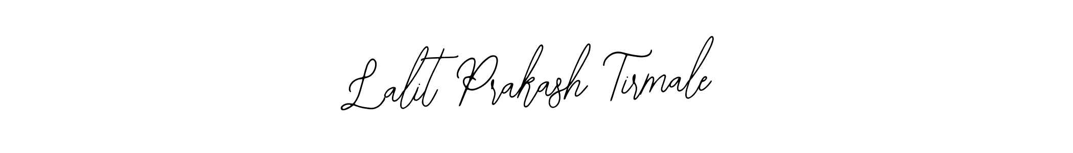 This is the best signature style for the Lalit Prakash Tirmale name. Also you like these signature font (Bearetta-2O07w). Mix name signature. Lalit Prakash Tirmale signature style 12 images and pictures png