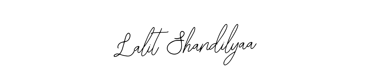 if you are searching for the best signature style for your name Lalit Shandilyaa. so please give up your signature search. here we have designed multiple signature styles  using Bearetta-2O07w. Lalit Shandilyaa signature style 12 images and pictures png