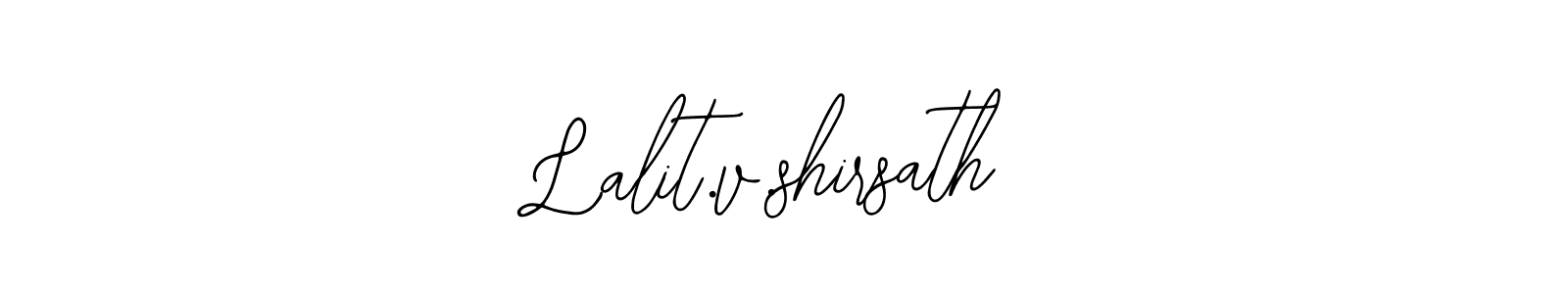 You can use this online signature creator to create a handwritten signature for the name Lalit.v.shirsath. This is the best online autograph maker. Lalit.v.shirsath signature style 12 images and pictures png