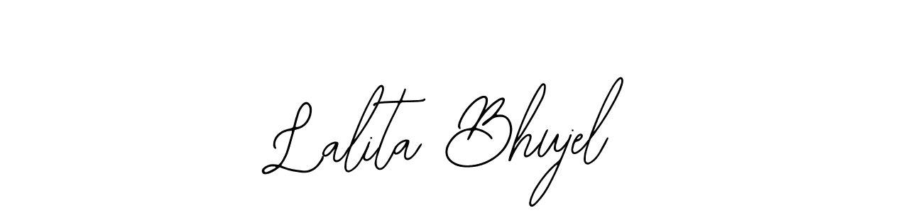 Lalita Bhujel stylish signature style. Best Handwritten Sign (Bearetta-2O07w) for my name. Handwritten Signature Collection Ideas for my name Lalita Bhujel. Lalita Bhujel signature style 12 images and pictures png